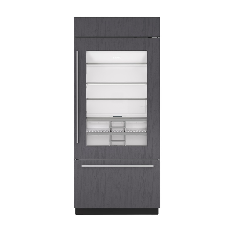 Sub-Zero CL3650UGOL 36″ Classic Over-And-Under Refrigerator/Freezer With Glass Door – Panel Ready