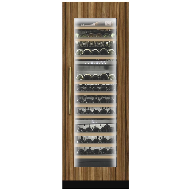 Xo Appliance XOU2470WTZGO Tall Built-In 3 Zone Wine Overlay Glass (Fits 24″ X 70In – 84In Opening)
