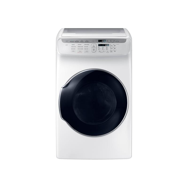 Samsung DVG55M9600W 7.5 cu. ft. Smart Gas Dryer with FlexDry in White