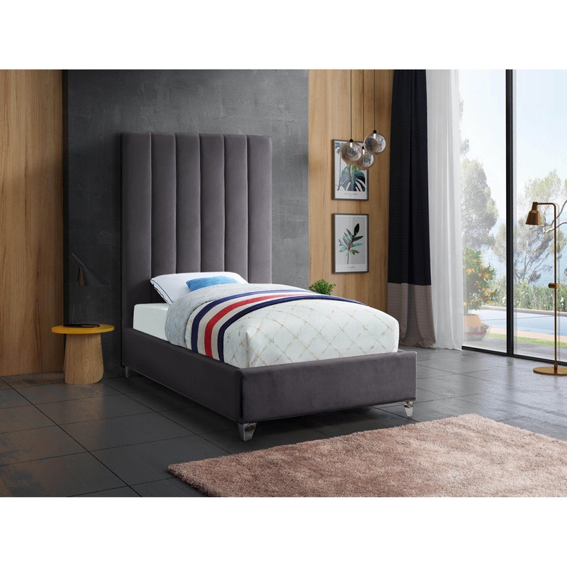 Sibert Tufted Upholstered Platform Bed Willa Arlo Interiors Color: Gray Size: Twin