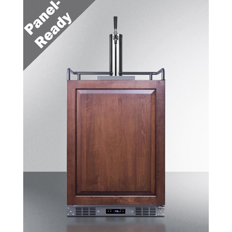 Summit SBC682PNR 24″ Wide Built-in Kegerator (panel Not Included)