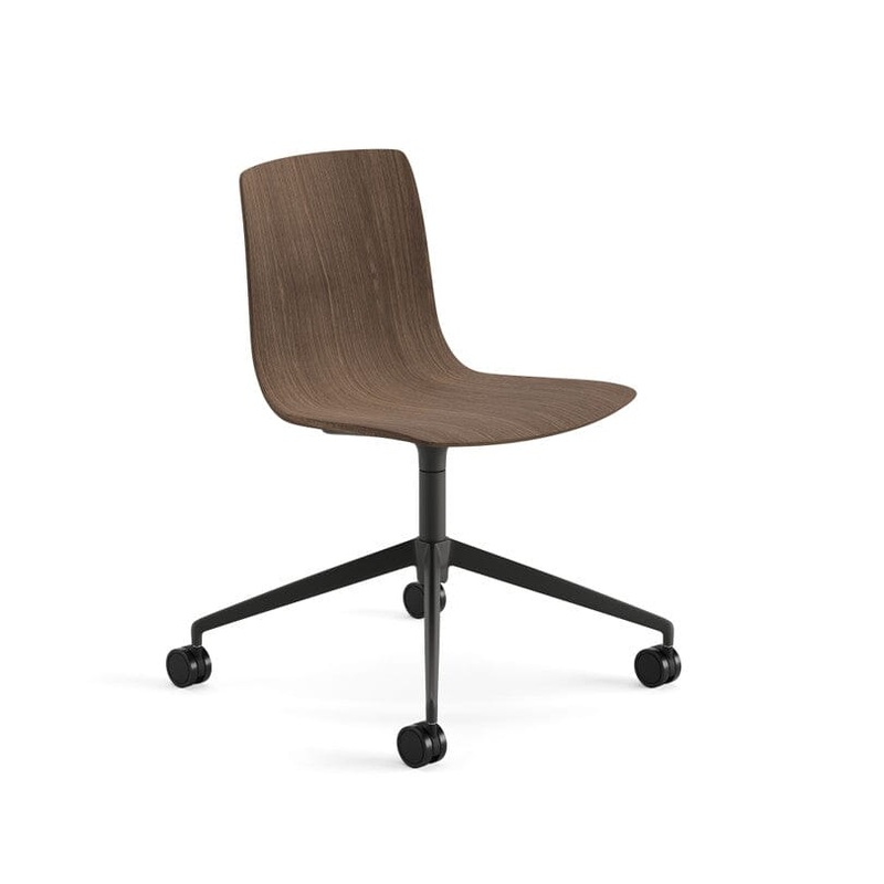 Aava 02 Fixed Trestle Base Wood Chair