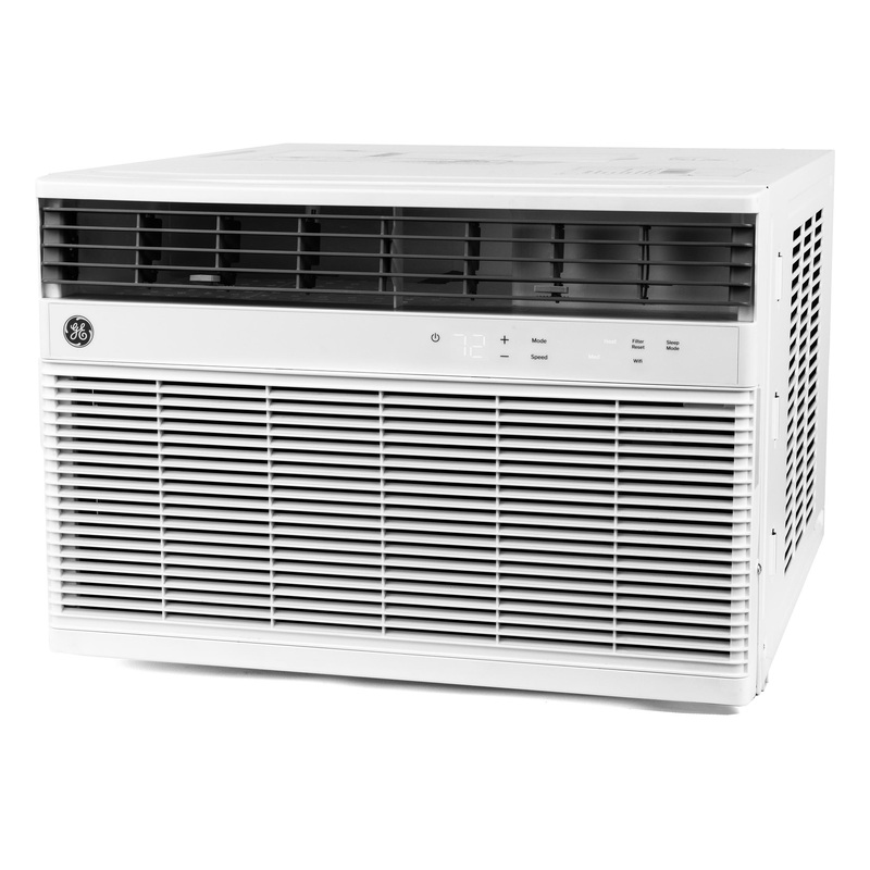 AWGH18WWF GE 18,000 BTU Smart Heat/Cool Electronic Window Air Conditioner for Extra-Large Rooms up to 1000 sq. ft.