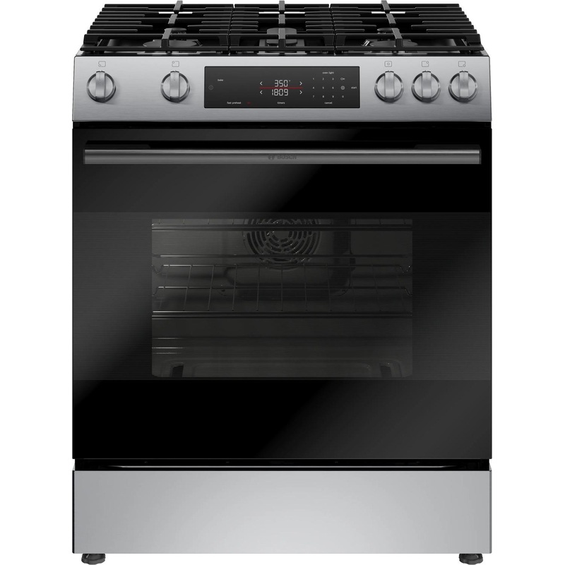 Bosch HGF1050MUC 100 Series Freestanding Gas Range Stainless Steel