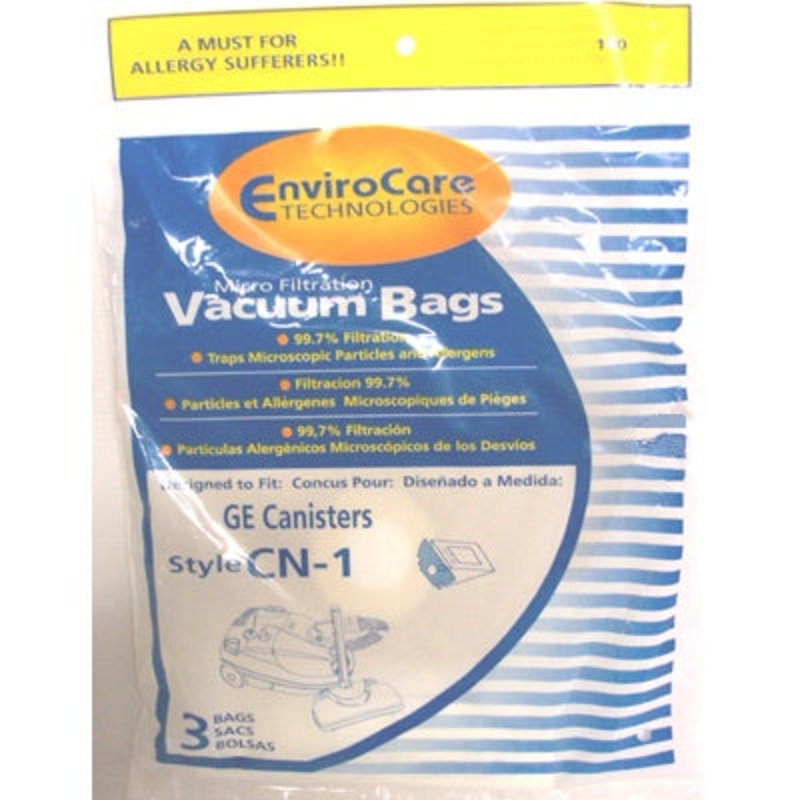 GE Style CN-1 Vacuum Bags 3 Pack – Generic