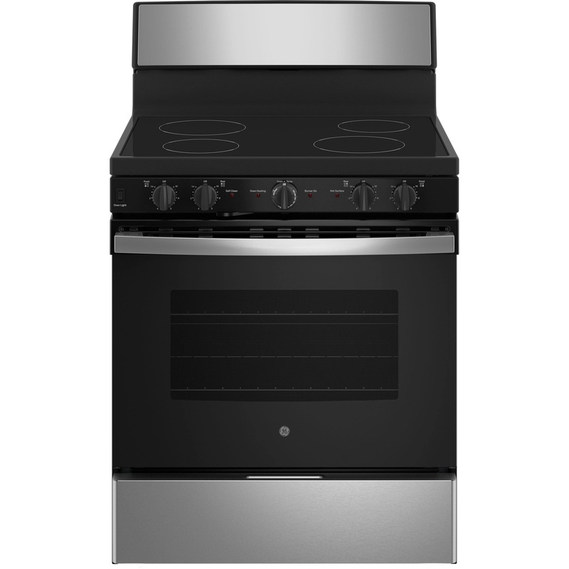 JB480STSS GE 30″ Free-standing Electric Radiant Smooth Cooktop Range