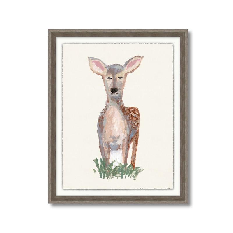 Jordan Connelly Little Deer Framed Wall Art
