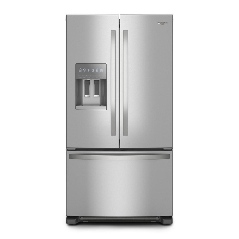 Whirlpool WRFF3436RZ Whirlpool 36-Inch Wide French Door Bottom Mount Refrigerator