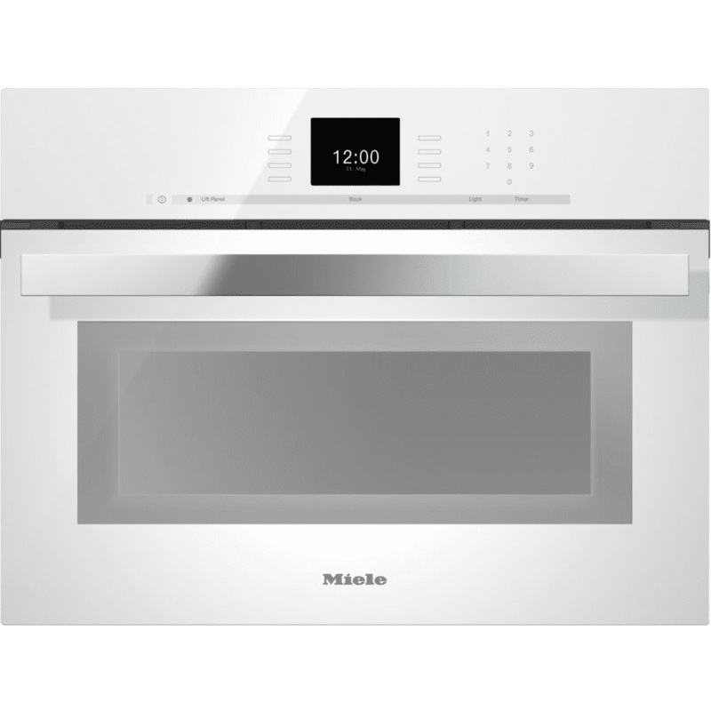 Miele DGC66001 White- Steam Oven With Full-Fledged Oven Function And Xl Cavity Combines Two Cooking Techniques – Steam And Convection.