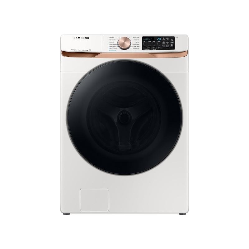 Samsung WF50BG8300AE 5.0 Cu. Ft. Extra Large Capacity Smart Front Load Washer With Super Speed Wash And Steam In Ivory