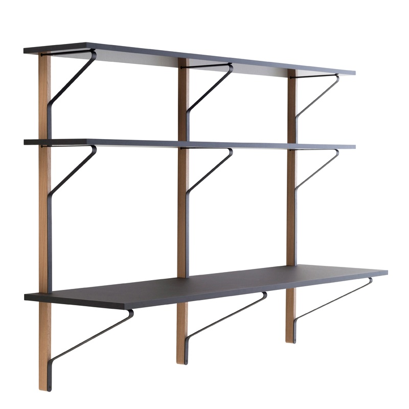 Kaari Wall Shelf with Desk