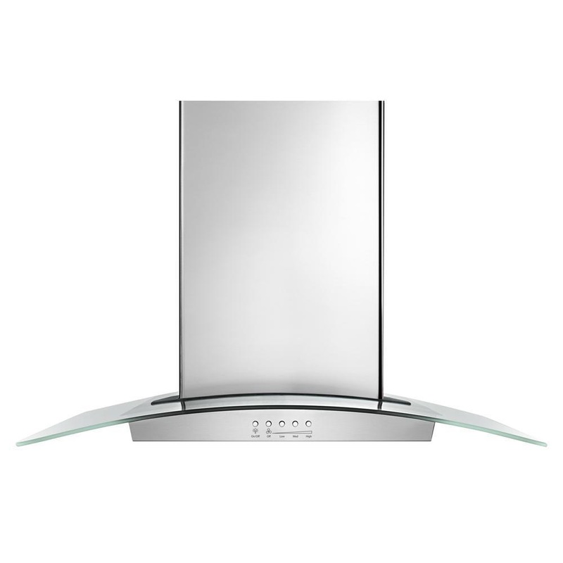 Kitchenaid WVW75UC6DS 36″ Modern Glass Wall Mount Range Hood