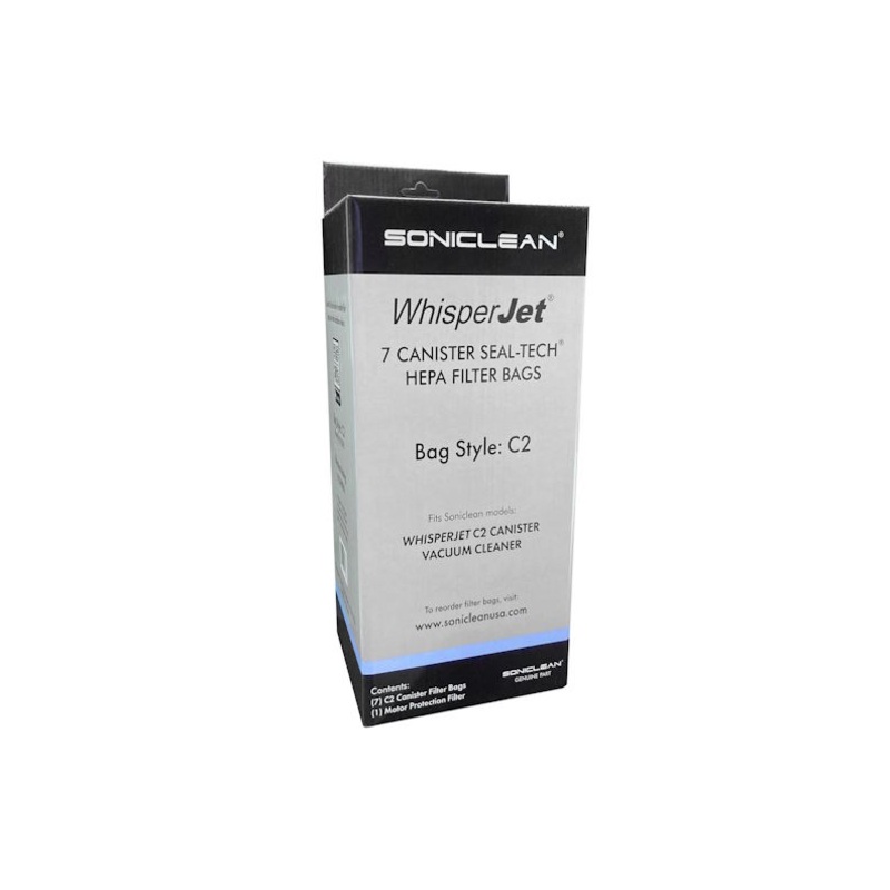 Soniclean WhisperJet C2 Canister Filter Bags
