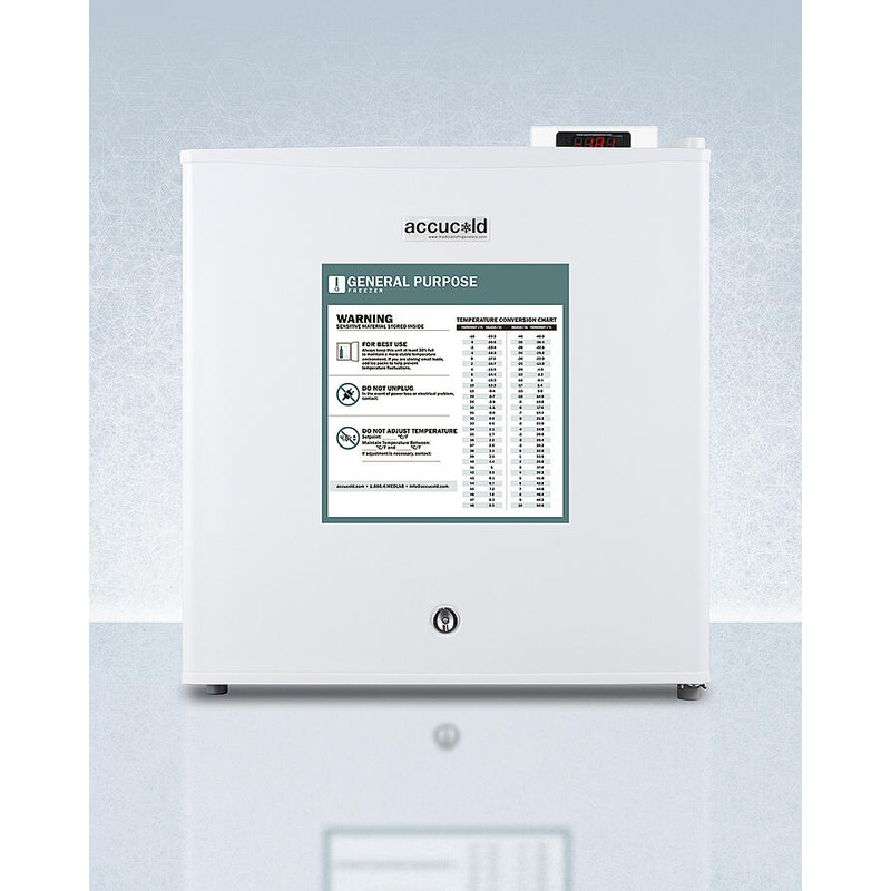 Summit FS24LGP Compact All-Freezer For General Purpose Use, Manual Defrost With Lock, Digital Thermostat