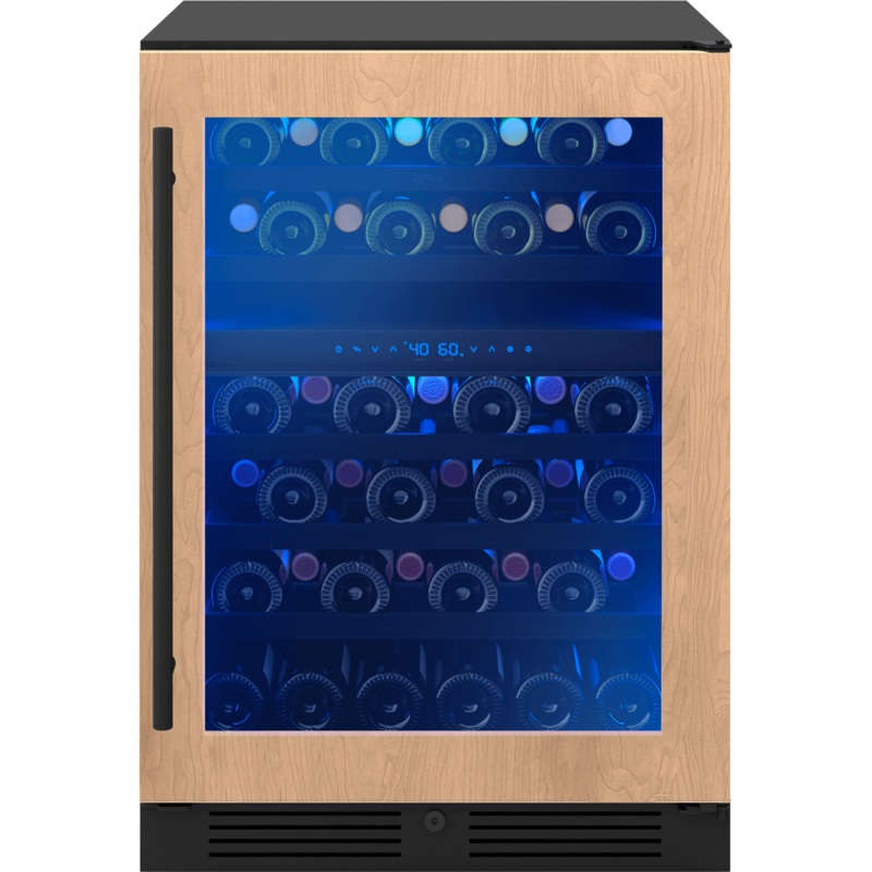 Zephyr PRW24C02CPG Presrv Wine Cooler, 24in UC, Panel Ready+Gls, 2Z