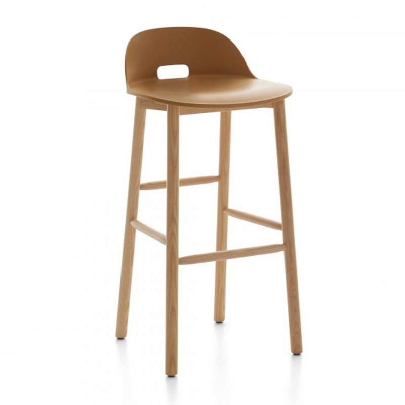 Emeco Alfi Low-Back Barstool