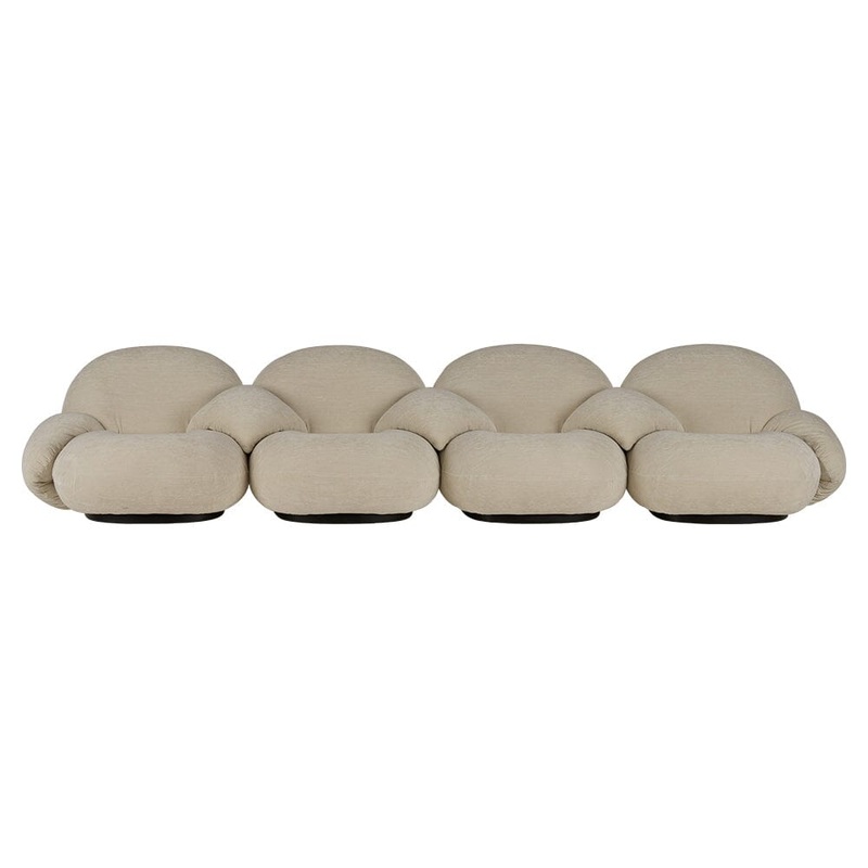 Pacha Modular Sofa  4 Seater With Armrests And Middle Armrest