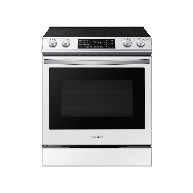 Samsung Bespoke 6.3 cu. ft. Smart Front Control Slide-In Electric Range with Air Fry