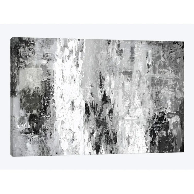 Black And White Abstract IV Wrapped Canvas-40″x60″