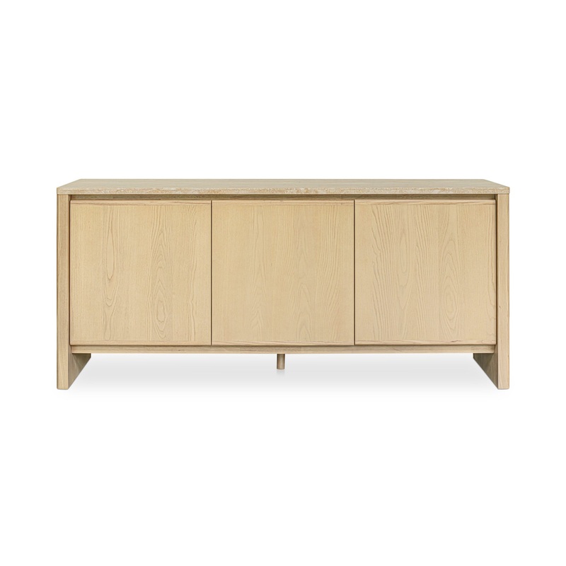 Earthly Travertine & Ash Sideboard