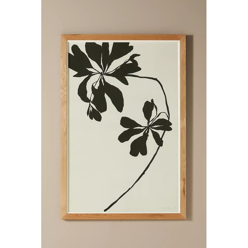 Mediterranean Leaf Wall Art 48×71