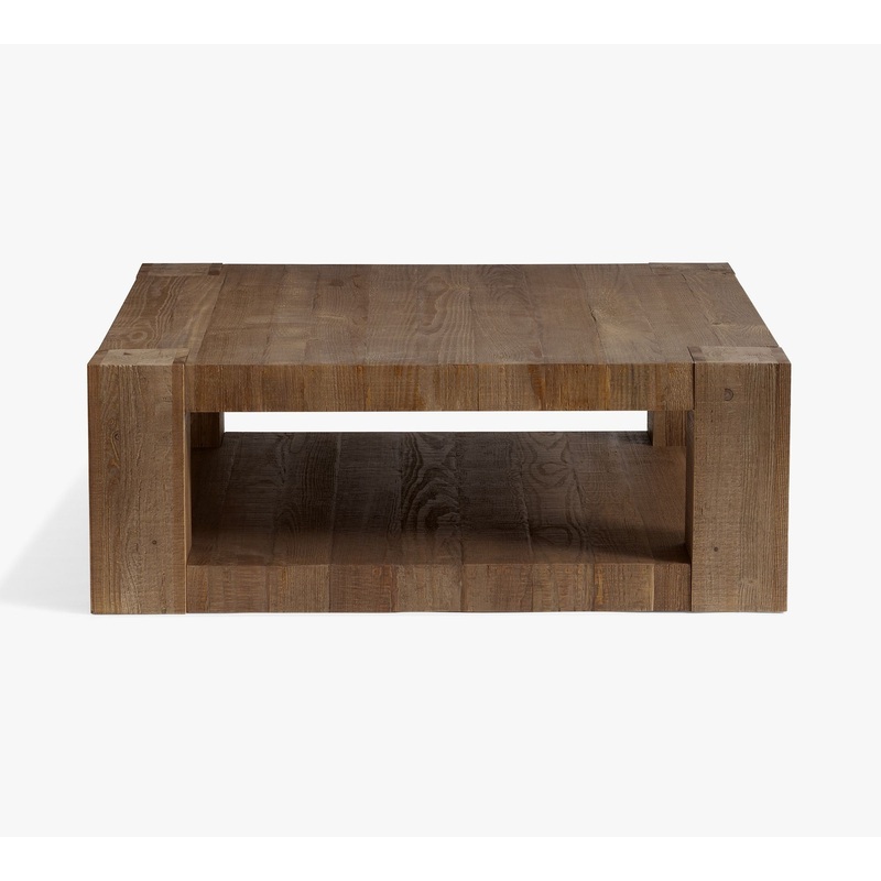 Palisades Square Reclaimed Wood Coffee Table