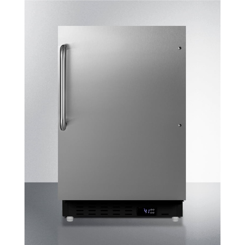 Summit ALR47BSSTB 20″ Wide Built-In All-Refrigerator, Ada Compliant