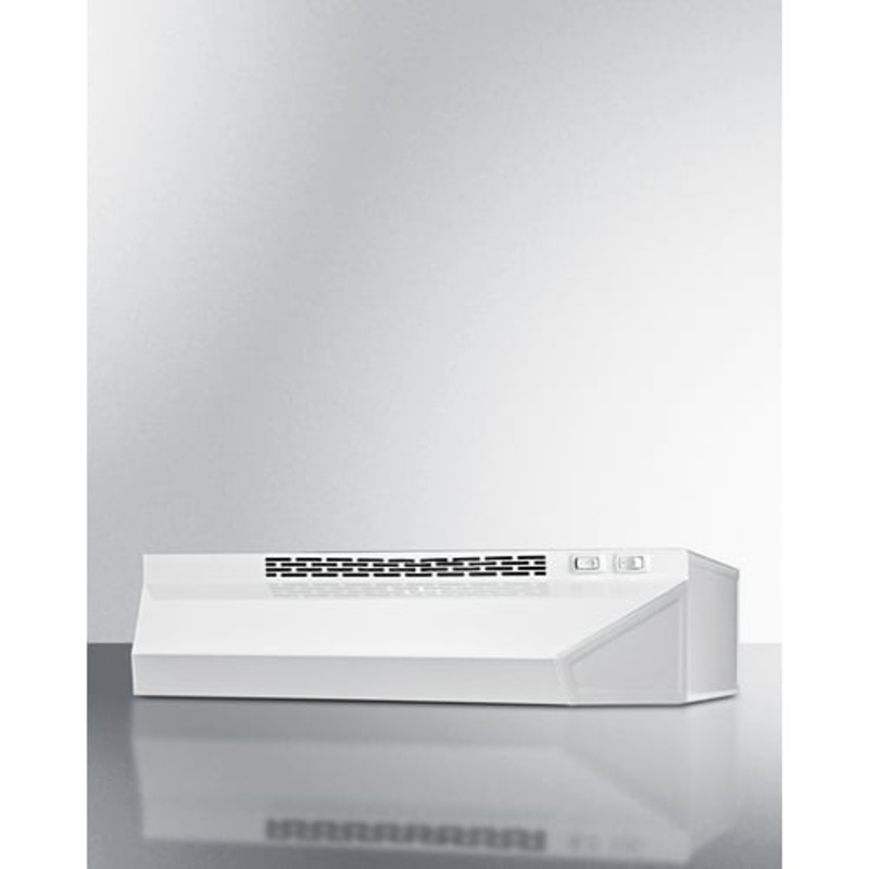 Summit H1630W 30″ Under Cabinet Convertible Range Hood