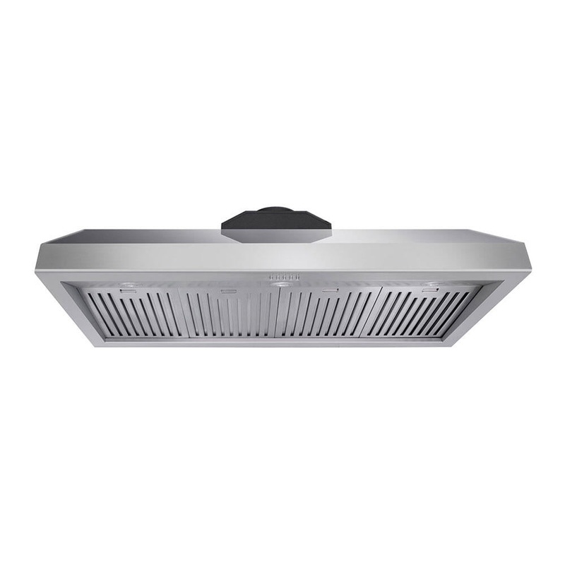 Thor Kitchen TRH4806 48 Inch Professional Range Hood, 11 Inches Tall In Stainless Steel