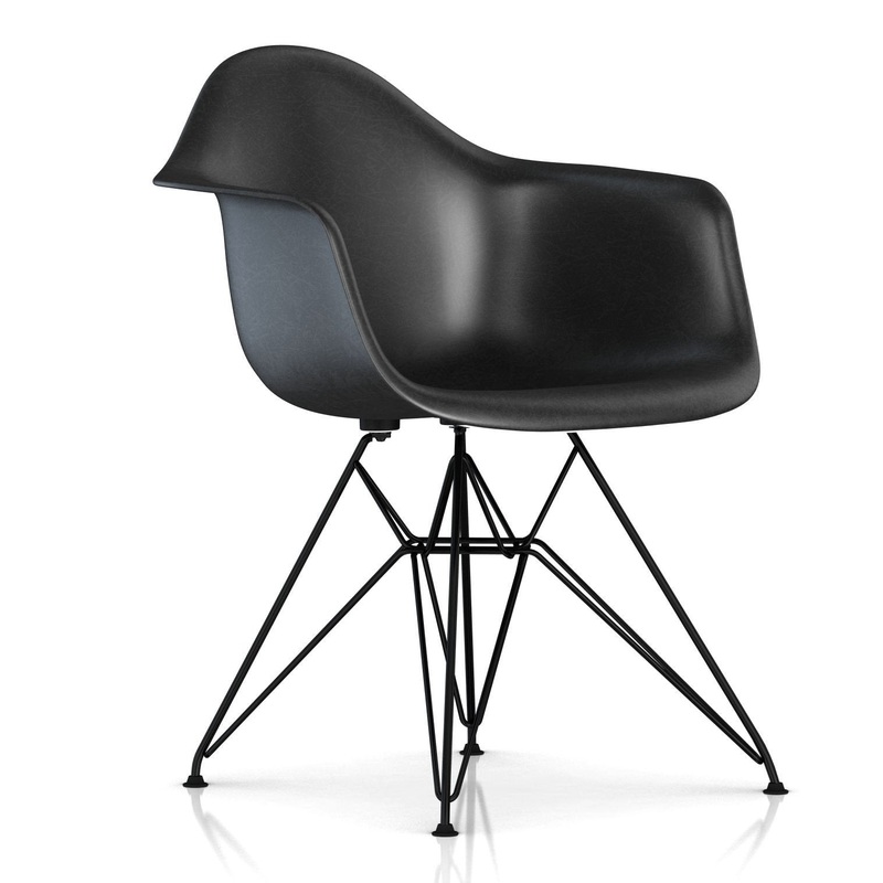 Eames Molded Fiberglass Wire Base Armchair