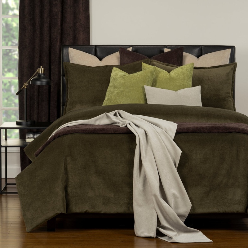 Mixology Duvet Cover & Insert Set Siscovers Color: Chive Size: King Duvet Cover + 2 Shams