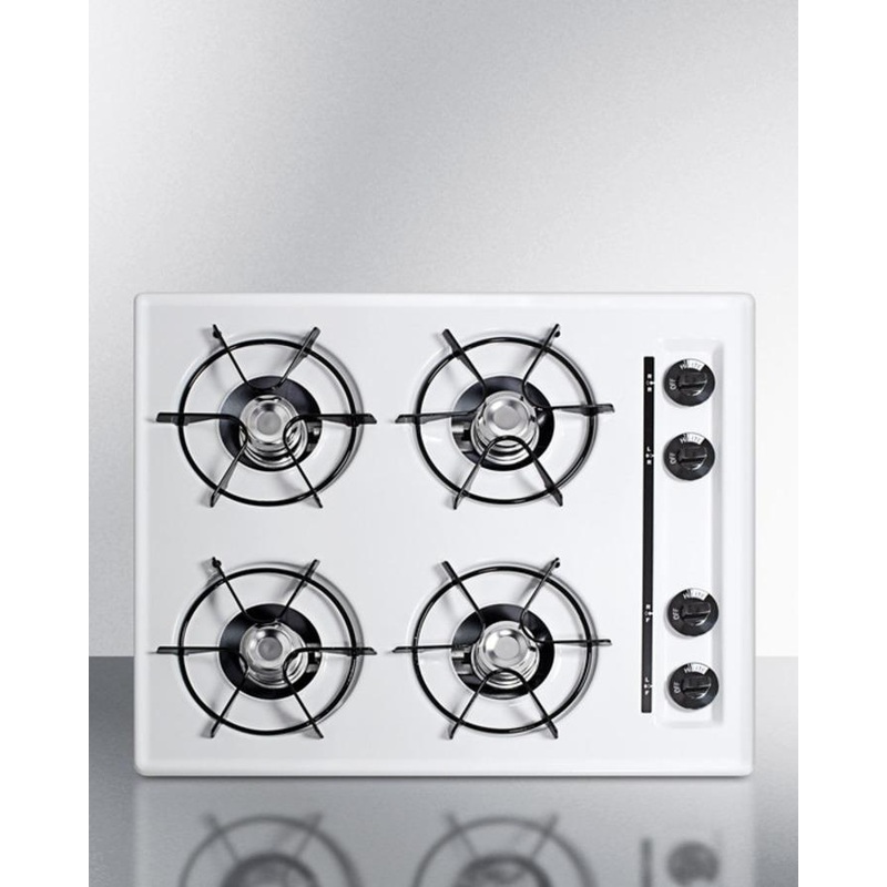 Summit WNL03P 24″ Wide 4-burner Gas Cooktop