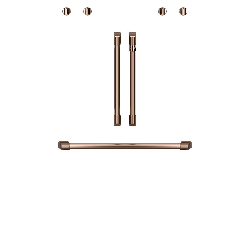 Cafe CXWDFHKPMCU CAF(EBACK) 2 French-Door Handles; 1 – 30″ Handle; – Brushed Copper