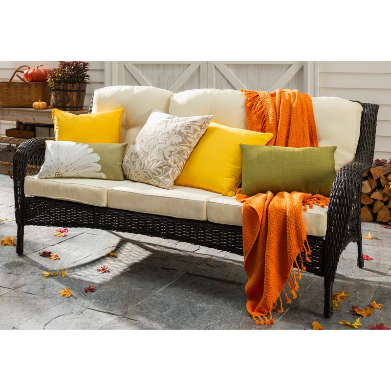Square Pillow Cover & Insert (Set of 2) Blazing Needles Color: Yellow