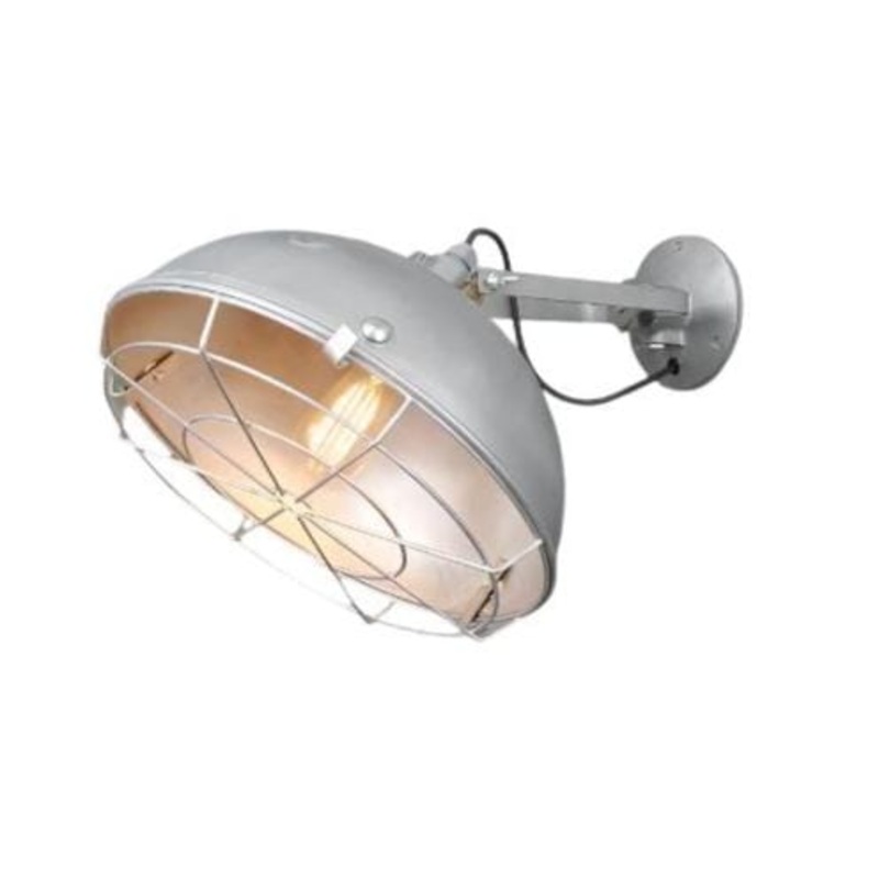 Steel Working Wall Light With Protective Guard