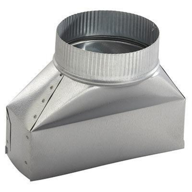 Broan 411 6″ Round Transition for Range Hoods and Bath Ventilation Fans
