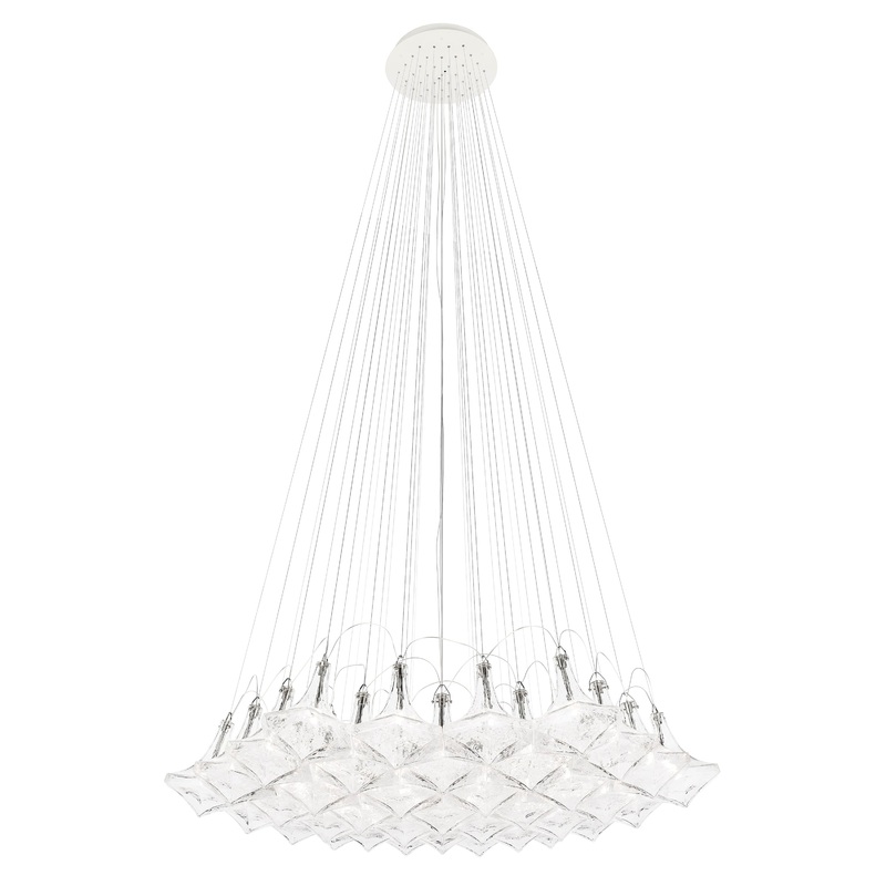 Facet Sculpture Cluster Pendant Light