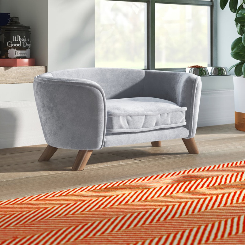 Heisler Dog Sofa Tucker Murphy Pet Color: Gray