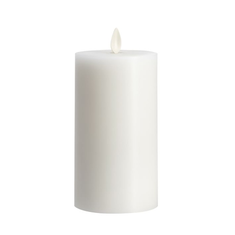 Premium Flickering Flameless Wax Pillar Candle