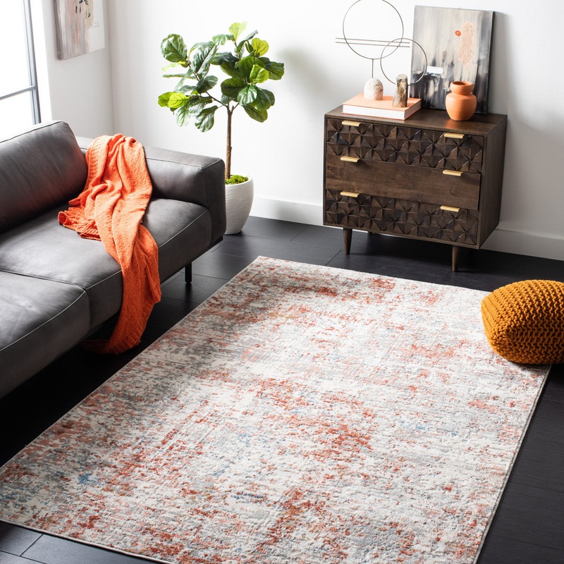 Shivan 100 Performance Abstract Rug 17 Stories Rug Size: Rectangle 5’1″ x 7’6″
