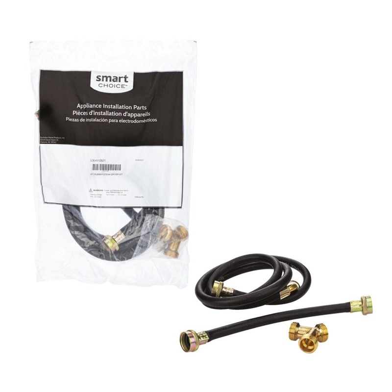 Frigidaire 5304512821 5′ Rubber Steam Dryer Hose Kit