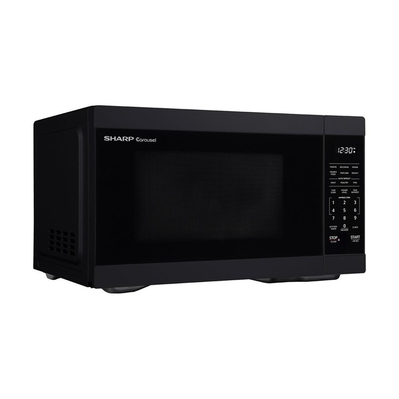 Sharp SMC1161HB 1.1 cu. ft. Black Countertop Microwave Oven