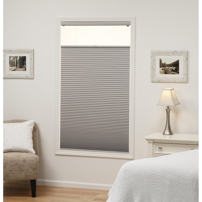 Sheba 1.5 inch Cordless Blackout Top Down bottom Up Cellular Shade Symple Stuff Blind Size: 62″ W x 72″ L Finish: Sterling Gray