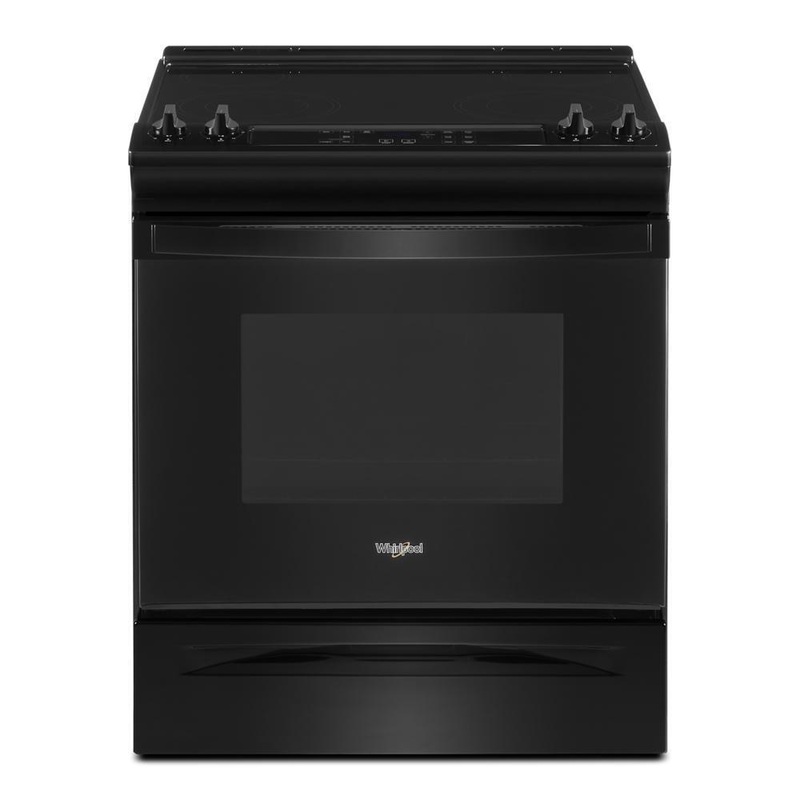 Whirlpool WEE515S0LB 4.8 Cu. Ft. Whirlpool Electric Range with Frozen Bake Technology