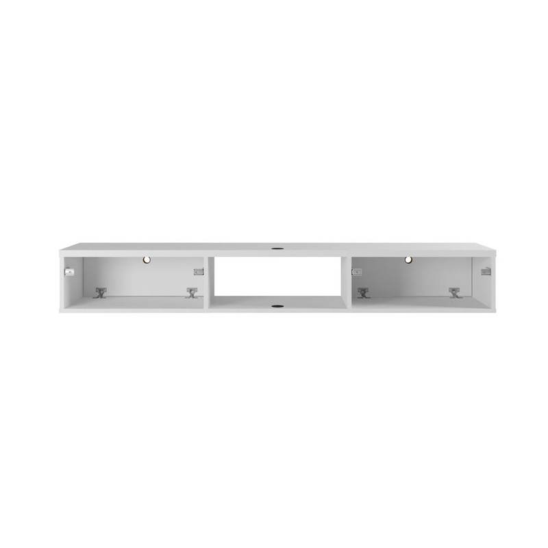 Oglethorpe Floating TV Stand for TVs up to 60″ Wade Logan Color: White