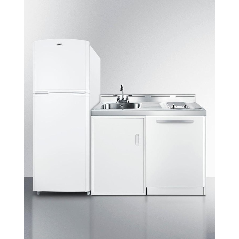 Summit ACKDW751G 75″ Wide All-In-One Kitchenette With Dishwasher