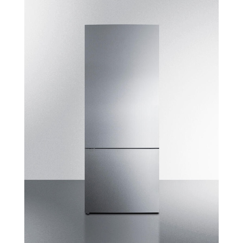 Summit FFBF279SSBIIMLHD 28″ Wide Built-In Bottom Freezer Refrigerator With Icemaker