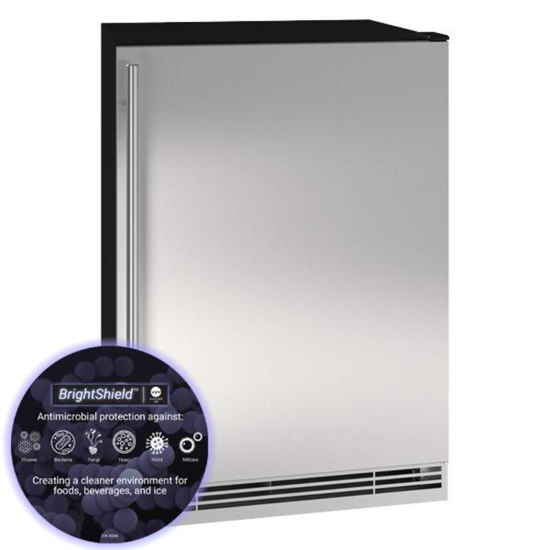 U-Line UHRE124SS81A Hre124 24″ Refrigerator With Stainless Solid Finish (115V/60 Hz Volts /60 Hz Hz)
