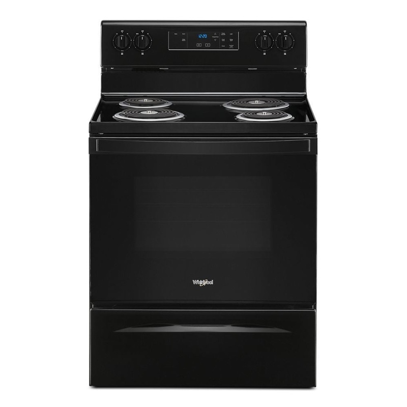 Whirlpool WFC150M0JB 4.8 Cu. Ft. Whirlpool Electric Range With Keep Warm Setting