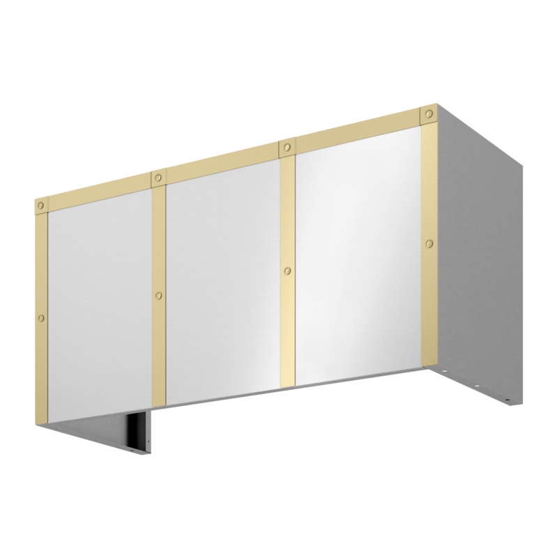 Zephyr BKDC13618ASG Duct Cover Banding Kit, 36in x 18in, Satin Gold